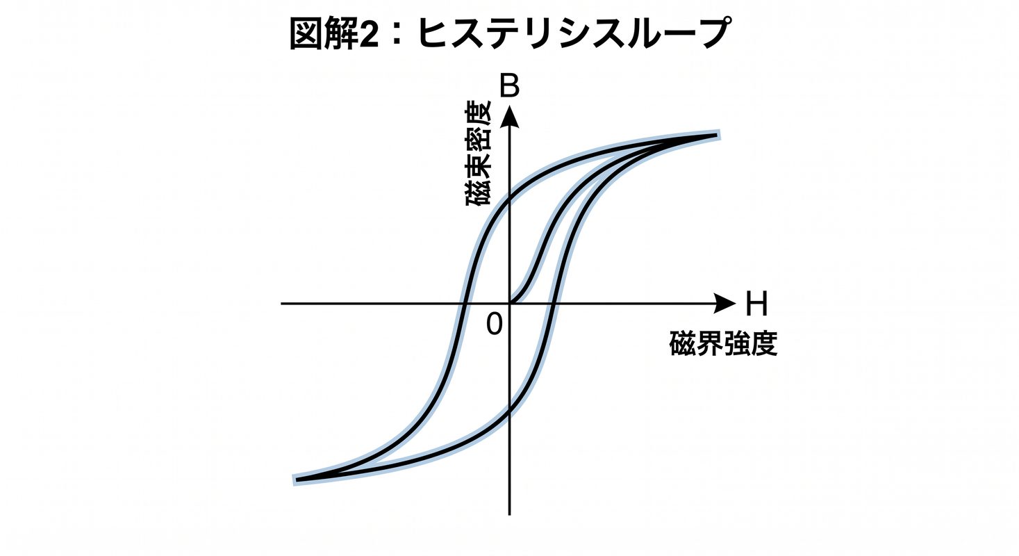 図解2:ヒステリシスループ